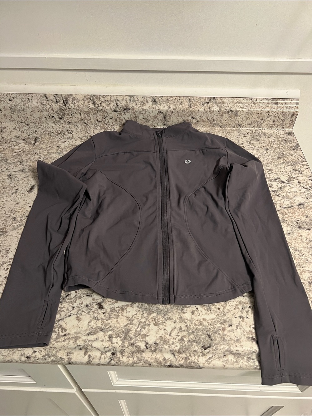 Women's Gray Utility Jacket with Full Zip